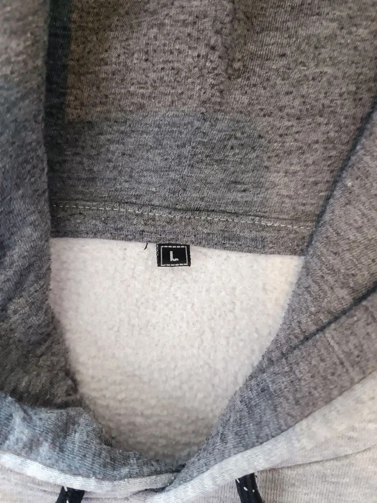 Levi's hoodie pullover size L in very good condition with a gradient color from gray to red – photo 4